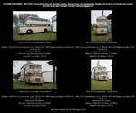 LOWA DO 56 Doppelstockbus, creme, Bauzeit 1956-59, 120 PS, Plätze oben/unten/Stehplätze: 28/24/18; Hersteller: VEB LOWA Waggonbau Bautzen, DDR - fotografiert im DDR-Museum Dargen auf der