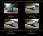 Skoda 706 RTTN Sattelzugmaschine, blau, Baujahr 1961, mit 2-achsigem Pritschenauflieger, Heinz Gerloff Schwanebeck, DDR-Import, LIAZ, CSSR - fotografiert zur OMMMA 2016 im Elbauenpark Magdeburg -