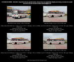 Ikarus 260.43 Omnibus der EVAG Erfurter Verkehrsbetriebe AG, Baujahr 1989, Herstellerland Ungarn, DDR-Import - fotografiert am 06.04.2014 zum Treffen  100 Jahre Busse der DVB  (Dresdner