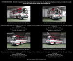Ikarus 260.43 Omnibus der EVAG Erfurter Verkehrsbetriebe AG, Baujahr 1989, Herstellerland Ungarn, DDR-Import - fotografiert am 06.04.2014 zum Treffen  100 Jahre Busse der DVB  (Dresdner