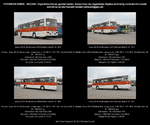 Ikarus 260.02 Stadtlinienbus, orange-weiss, C NV 260 H, Baujahr 1974, NVK Nahverkehr Karl-Marx-Stadt, Bus-Nr.