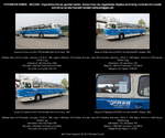 Ikarus 55.52 Reisebus, blau-weiss, Kennzeichen Z IK 55 H, Baujahr 1969, Hersteller: Ikarus-Werke Ungarn, DDR-Import, VEB KVK Karl-Marx-Stadt Kraftverkehr Zwickau - fotografiert am 06.04.2014 zum