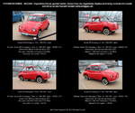 Subaru 360 Kleinwagen 2 Türen, rot, Bauzeit 1958-1970, erstes Großserienmodell von Subaru, Kosenamen  Maikäfer , Japan - fotografiert am 06.06.2012 zur Automobil International AMI in