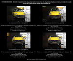   Opel Adam Rocks 1.0 ECOTEC, Kombilimousine 3 Türen, gelb, Kleinstwagen, Baujahr 2014, BRD, Deutschland - fotografiert am 30.05.2014 zur Automobil International AMI in den Messehallen Leipzig,