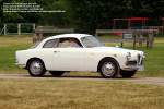 Alfa Romeo Giulietta Sprint - Coup mit zwei Tren - Bauzeit gesamt: 1954–1962 - Daten und Fakten gibt es bei http://www.ageofmobile.de - fotografiert zur Oldtimer Show am 19.05.2013 in Paaren