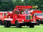 Kranwagen KW 5 - ein auf Basis des ADK I/5  Panther  (VEB Hebezeugwerk Sebnitz) gebauter Feuerwehrkranwagen mit max.