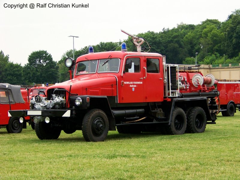 Prospekt DDR Feuerwehrfahrzeuge Tanklöschfahrzeug TLF 15 LKW G5 