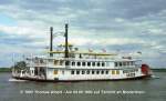 Name:  MISSISSIPPI QUEEN  / Baujahr: 1987 / Bauwerft: De Hoop in Lobith (Niederlande) / Flagge: Deutschland (Niederlande bis 1998) / L�nge: 62,14 m / Breite: 11,45 m / Tiefgang: 1,90 m / 500