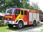 Hilfeleistungslöschfahrzeug HLF 20/16 der Feuerwehr Stadt Baruth/Mark auf einem Iveco-Magirus Eurofire tector FF 140 E 28 W - Baujahr 2005 - fotografiert am 04.07.2009 beim Feuerwehrfest in