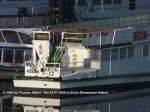 Weitere Fotos:  POSEIDON  (1960) - Heckansicht mit neuen Heimathafen Děč�n (Decin) und der neuen Schiffsnummer.