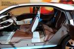 Innenraum des BMW i3 Concept - Der i3 ist das Concept eines Elektroautos und entsprang dem Projekt MCV (Megacity Vehicle), einer Zusammenarbeit zwischen BMW und SGL Carbon.