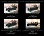 DKW F 5 Reichsklasse Limousine 2 Türen, schwarz, Modell F5-600, Baujahr 1935, Bauzeit 03/1935-12/1936, nachgestellte Szene mit Schneelandschaft, Ski-Urlaub in verschneiten Bergen, Deutsches