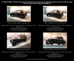 DKW F 5 Reichsklasse Limousine 2 Türen, schwarz, Modell F5-600, Baujahr 1935, Bauzeit 03/1935-12/1936, nachgestellte Szene mit Schneelandschaft, Ski-Urlaub in verschneiten Bergen, Deutsches