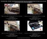 GAZ-13 Tschaika Limousine 4 Türen, creme-mint, Baujahr 1973, Motor und Innenraum, GAS-13, Hersteller: Gorkier Automobilwerk, UdSSR (Russland) - fotografiert zur OMMMA 2016 im Elbauenpark