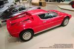 Maserati Merak SS - Baujahr 1975 - Mittelmotor-Sportwagen, Coupé mit zwei Türen und zwei Sitzen, V6, 3.0 Liter Hubraum, 220 PS, 240 km/h, 16.5 L/100 km - fotografiert im Deutschen Technikmuseum am