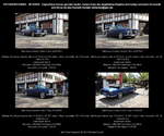 Rolls-Royce Corniche Cabrio 2 Türen, blau, Erstzulassung 07/1972, Bauzeit 1971-87, Convertible, GB, UK - fotografiert zu den British Garden Days am Schloss Diedersdorf (Land Brandenburg) am