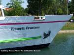 Weitere Fotos:  VICTORIA CRUZIANA  (1960) - Bugansicht von Steuerbord