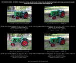 Deutz D 25 Traktor, Schlepper, grün, Baujahr 1959, Serie D, Bauzeit nur 1959, dieser D 25 lief auch noch unter der Bezeichnung F 2 L 612/6-N - fotografiert zum Dorf- und Schlepperfest Ragow/ Land