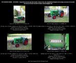 Deutz D 25 Traktor, Schlepper, grün, Baujahr 1959, Serie D, Bauzeit nur 1959, dieser D 25 lief auch noch unter der Bezeichnung F 2 L 612/6-N - fotografiert zum Dorf- und Schlepperfest Ragow/ Land