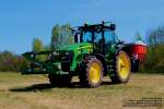 John Deere 7930 - Traktor, Schlepper - fotografiert am 28.04.2012 im Land Brandenburg - Copyright @ Ralf Christian Kunkel     