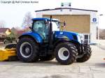 t-7050/144029/new-holland-t-7050---traktor New Holland T 7050 - Traktor, Schlepper - fotografiert am 20.03.2011 im Land Brandenburg - Copyright @ Ralf Christian Kunkel 

