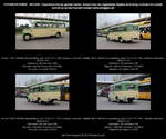   MAN E 3000 Bus in Kriegsausführung, grün/beige, Kennzeichen LA FQ 111 H - Baujahr 1942, heute unter dem Namen -Der kleine Landshuter- unterwegs, Herstellerland Deutschland - fotografiert