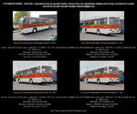 Ikarus 260.02 Stadtlinienbus, orange-weiss, C NV 260 H, Baujahr 1974, NVK Nahverkehr Karl-Marx-Stadt, Bus-Nr.