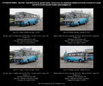 Ikarus 211 Omnibus, grau-blau, Kennzeichen SLF 04219, Linienbus mit Komponenten des IFA W 50, Gemeinschaftsprojekt zwischen Ungarn und der DDR - fotografiert am 06.04.2014 zum Treffen  100 Jahre Busse