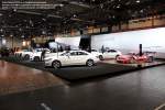 Stand von Mercedes-Benz mit verschiedenen neuen Modell - AMG, GLA, C-Klasse, E-Klasse, CLS-Klasse - fotografiert am 30.05.2014 zur Automobil International (AMI 2014) in den Messehallen Leipzig -