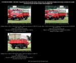 Robur LO 1800 A LF-LKW-TS8-STA Löschgruppenfahrzeug, Feuerwehr Landkreis Weißwasser, rot, Besatzung 9 (1:8, Gruppe), Hersteller VEB Robur-Werke Zittau, Aufbau VEB