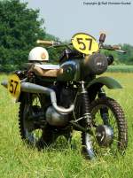 MZ ES 250/G (G = Geländesport) - BJ 1960 - Motorrad, Enduro, DDR - fotografiert zum  Tag der Begegnung  am 31.05.2008     