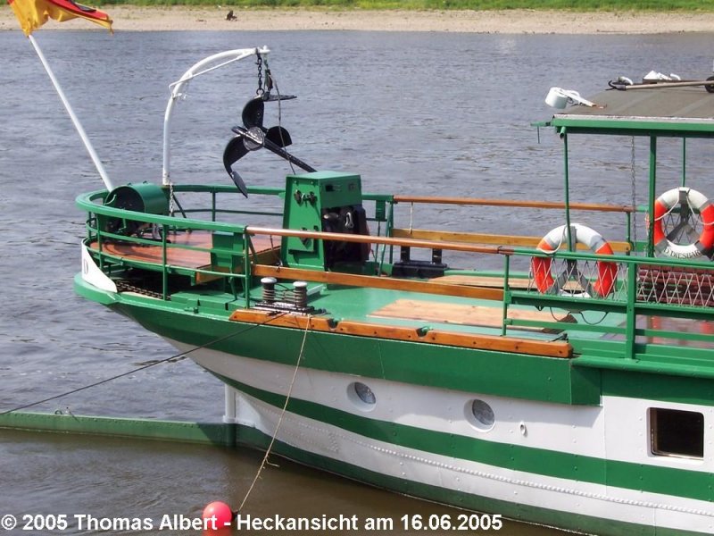 Weitere Fotos:  DIESBAR  (1884) - Heckansicht
